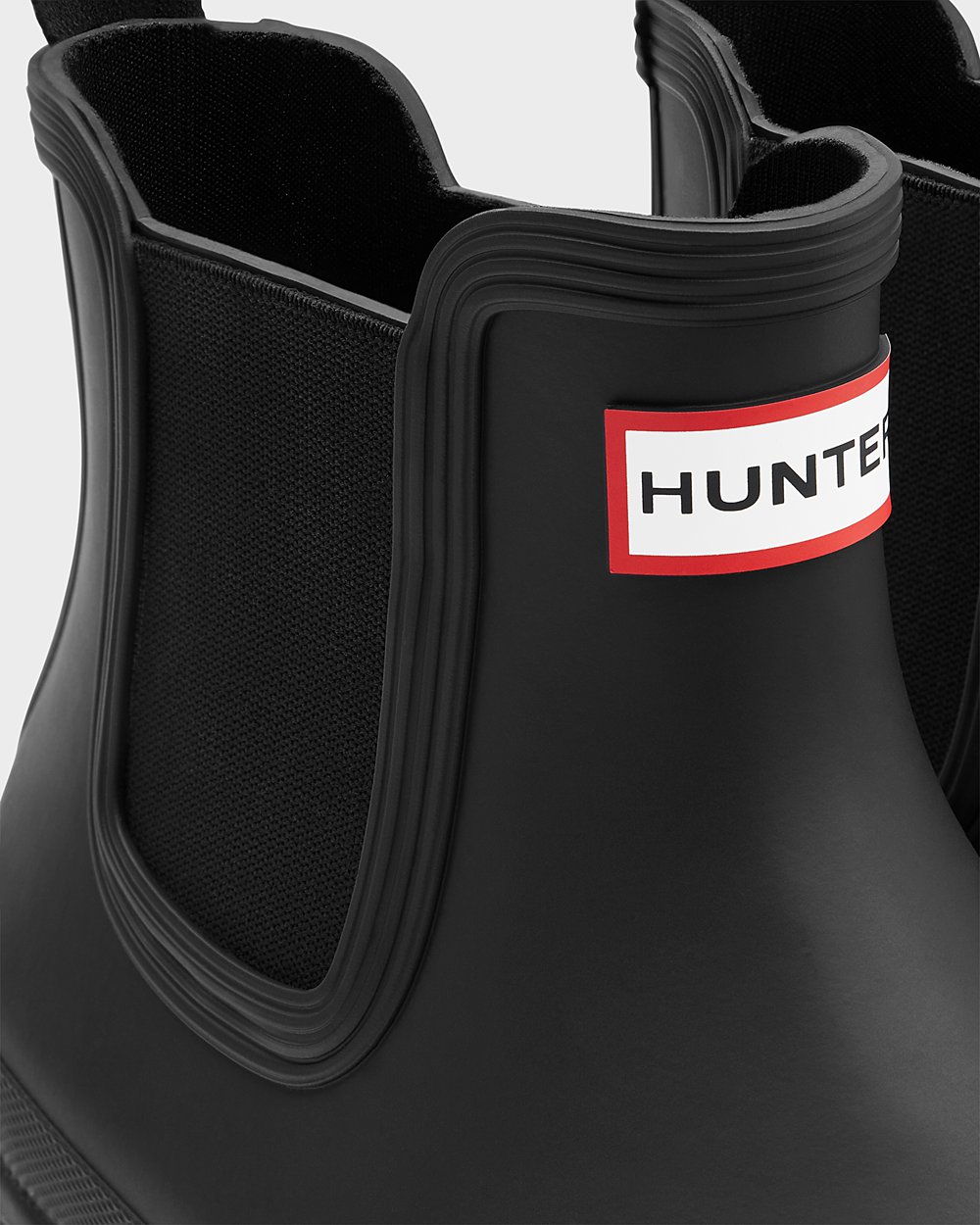 Hunter Original Chelsea Boots - Online Shop Mens Black - QURPET049